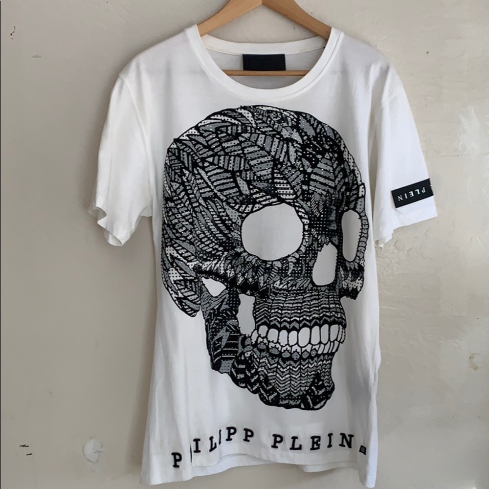Phillip Plein crystal Skull Tee shirt
